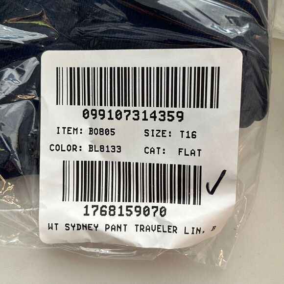 J Crew Sydney Pant Womens Size 16 Talll Navy Blue - Picture 10 of 11